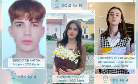 7 випускників з Добропілля склали Національний мультипредметний тест на найвищий бал