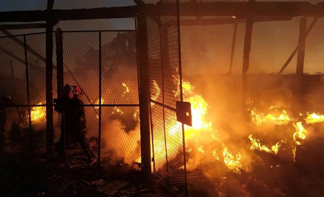 На Дубровиччині згоріли тонни сіна та соломи