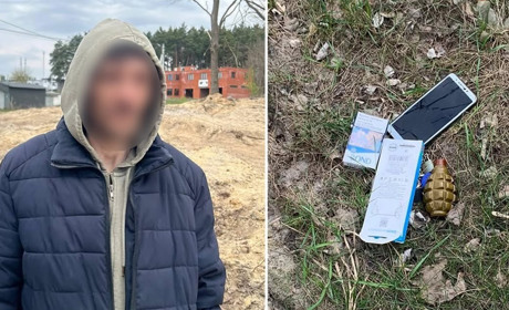 У Нетішині перед судом постане 42-річний місцевий житель, який ходив містом з бойовою гранатою
