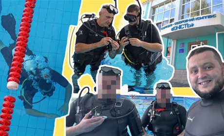 Дайвінг як реабілітація: у Жмеринці започаткували підводне плавання для ветеранів війни