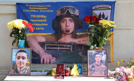 В Терешках відкрили меморіальну дошку на честь Олександра Огородніка