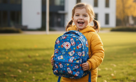 Підтримка для родин із малюками: у Південноукраїнську Червоний Хрест видає дитячі рюкзаки