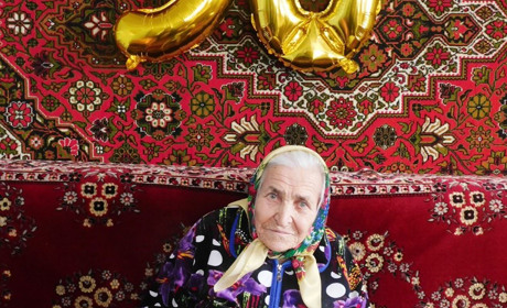 З 90-річчям у Сергіївці вітали Ольгу Цесар