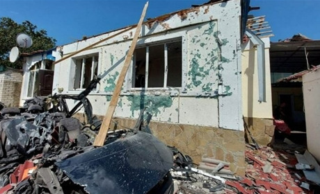 Російська авіація атакувала Зміївку (відео)