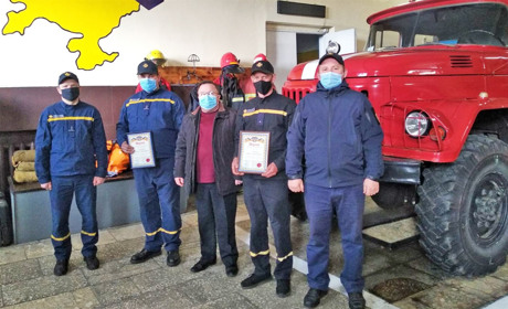У Рафалівці відзначили рятувальників