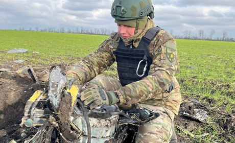 На Миколаївщині поліцейські вибухотехніки знищили бойову частину ворожого БпЛА