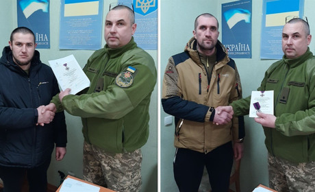 Наші земляки Віталій Мартиненко та Олександр Калиновський нагороджені відзнакою "За незламність"