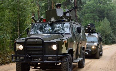 На півночі Житомирщини відпрацювали спільні навчання силових відомств "Північний буревій"