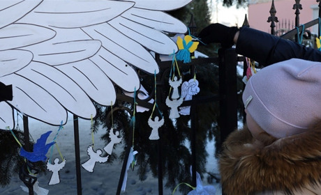 Звягель вшанував пам'ять Героїв Небесної Сотні