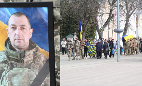 У НІЖИНІ ПРОЩАЛИСЯ ІЗ ЗАГИБЛИМ ВОЇНОМ АНДРІЄМ ВЕРЕМІЙЧУКОМ