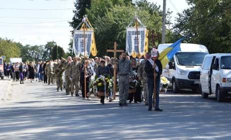 Чортків`яни провели в останню путь загиблого Героя Балика Андрія