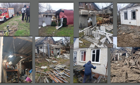 Напередодні Великодня росіяни вдарили по Білопіллю КАБом