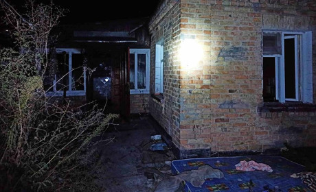 Під час гасіння пожежі в Кагарлику пожежники врятували чоловіка