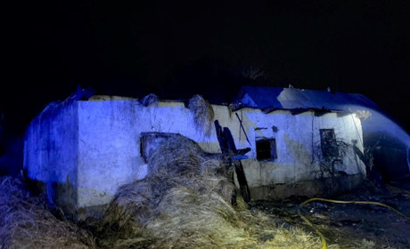 У Сарненському районі ліквідували пожежу в приватному господарстві