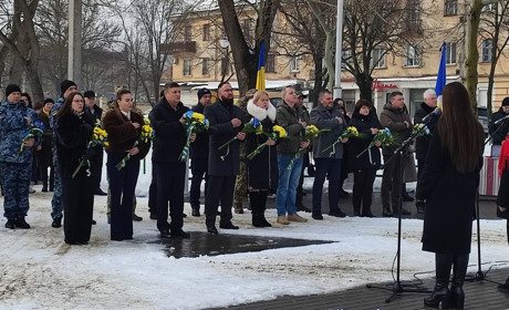 В Ізмаїлі вшанували Героїв Небесної Сотні