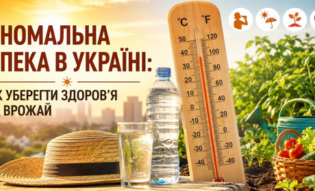 Аномальна спека в Україні: як уберегти здоров'я та врожай