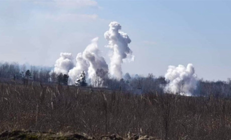 Понад 30 мінометних мін прилетіло по Шосткинському району сьогодні вранці