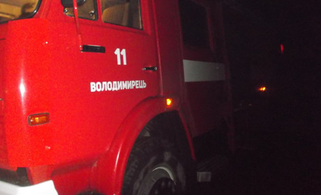 У Володимирці згоріла покрівля в новозбудованому будинку