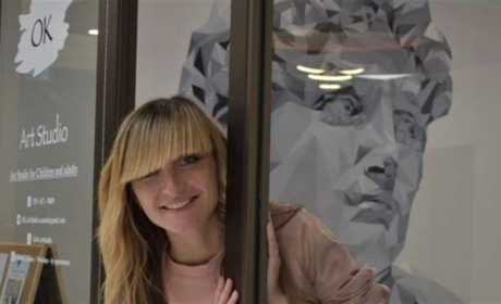 Художниця з Умані Ольга Коваленко відкрила творчу студію в Канаді і вчить малювати дітей та дорослих