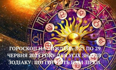 Гороскоп на тиждень з 23 по 29 червня: енергія літа та зіркові підказки для всіх!