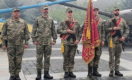103 окрема бригада Сил територіальної оборони Збройних сил України отримала Бойовий прапор