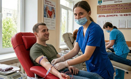 Кров потрібна: у Південноукраїнську назвали дату квітневої донації