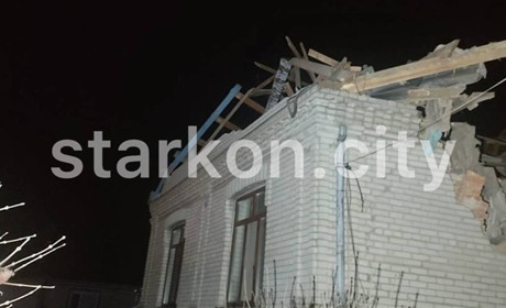 Нічна атака безпілотників: у Старокостянтинові пошкоджено будинки