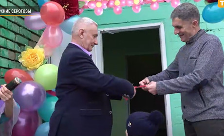 У Верхніх Сірогозах окупанти відкрили дитсадок, який вони у 2022 році спалили і розграбували