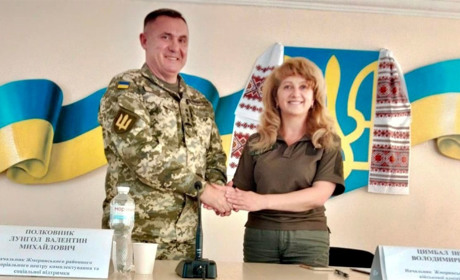У Жмеринці представили нового військового комісара: полковник з Могилева-Подільського