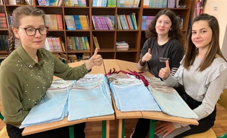Учні Грушівської школи доєдналися до всеукраїнського проєкту з цікавою назвою: «Мішечок»