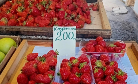 Скільки коштують полуниця, картопля та зелень на ринку в Херсоні