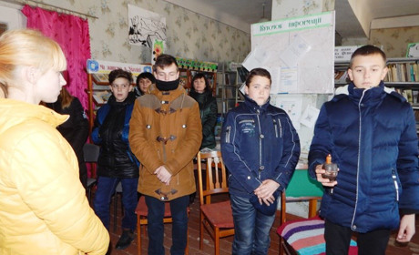 Урок мужності для миролюбівських школярів