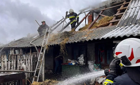 На Вінниччині за добу сталося 8 пожеж. Одна з них в м. Бар