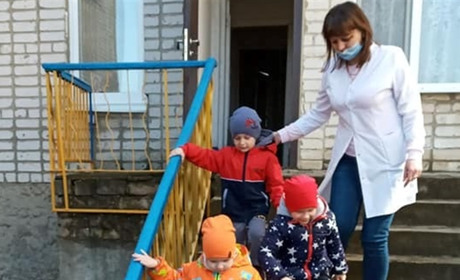 Як теремчата вчились евакуюванню під час пожежної тривоги