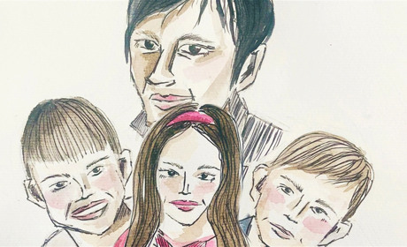 Корову – продала, дітей – чоловікові. Чому Григорій Милейко з Корюківщини сам виховує трьох дітей?