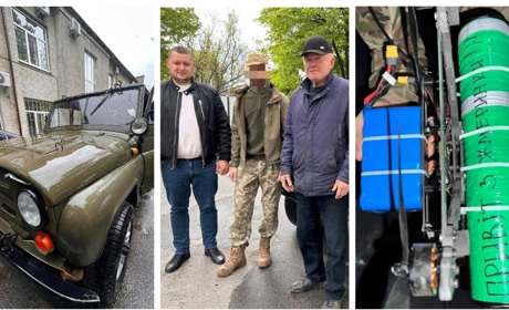 Жмеринчани передали для захисників ще одне авто, дрони та зарядні станції