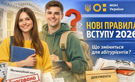 Без мотиваційних листів і з новими обмеженнями: що зміниться для абітурієнтів у 2026 році