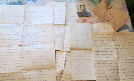 «Целую, твой Митя»: трогательные письма с фронта отца попаснянина