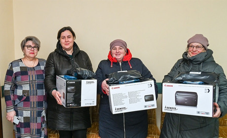 Три сільські заклади культури Кагарлицької громади отримали нову оргтехніку