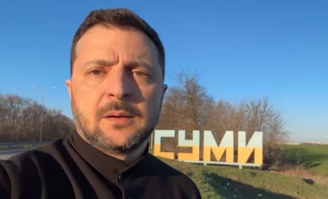 Президент України відвідав Сумщину та подякував захисникам прикордоння (ВІДЕО)