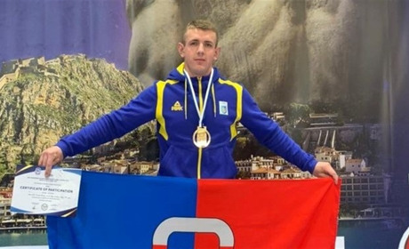 Рятувальник з Хмельниччини став чемпіоном Європи з гирьового спорту