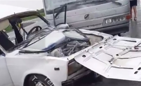 Потрійна аварія під Каховкою