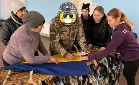 Первомайським волонтерам потрібні кошти на закупівлю основ для маскувальних сіток