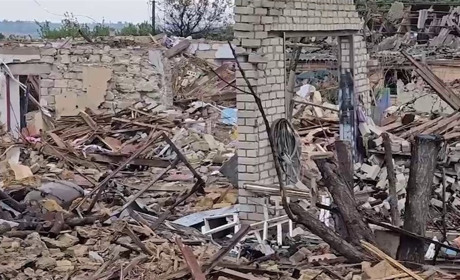 Після російських авіаударів триває евакуація мешканців з села Інгулець на Херсонщині