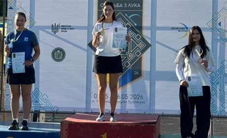 Новокаховчанка Анастасія Павлова виборола золото на чемпіонаті України з лука