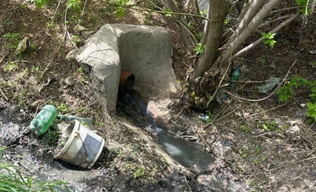 У Холодній Балці каналізація тече в балку: депутат заявив про антисанітарію, у сільраді відповіли