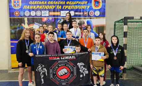 Ізмаїльчани завоювали медалі на чемпіонаті області з греплінгу