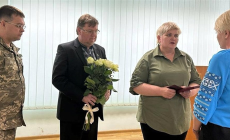 Посмертну нагороду загиблого Героя з Вараша вручили його дружині