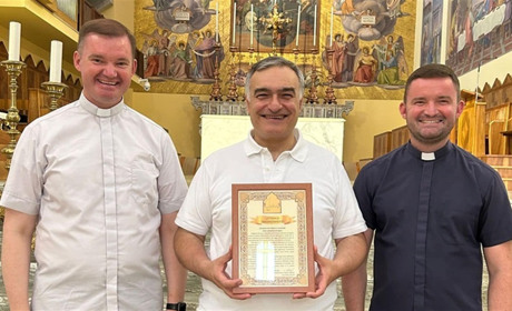 Настоятель катедрального собору Чорткова побував в Італії з візитом вдячності за допомогу українцям