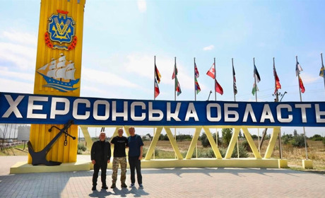 Львівський міський голова Андрій Садовий відвідав Херсонщину та зустрівся з воїнами